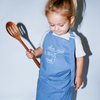 Little Chef Embroidered Linen Cooking Aprons