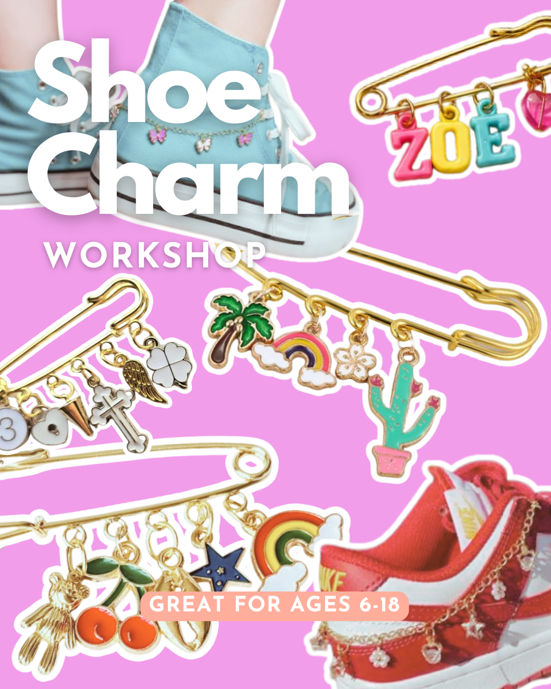 Shoe & Sock Charm Bar Party Package