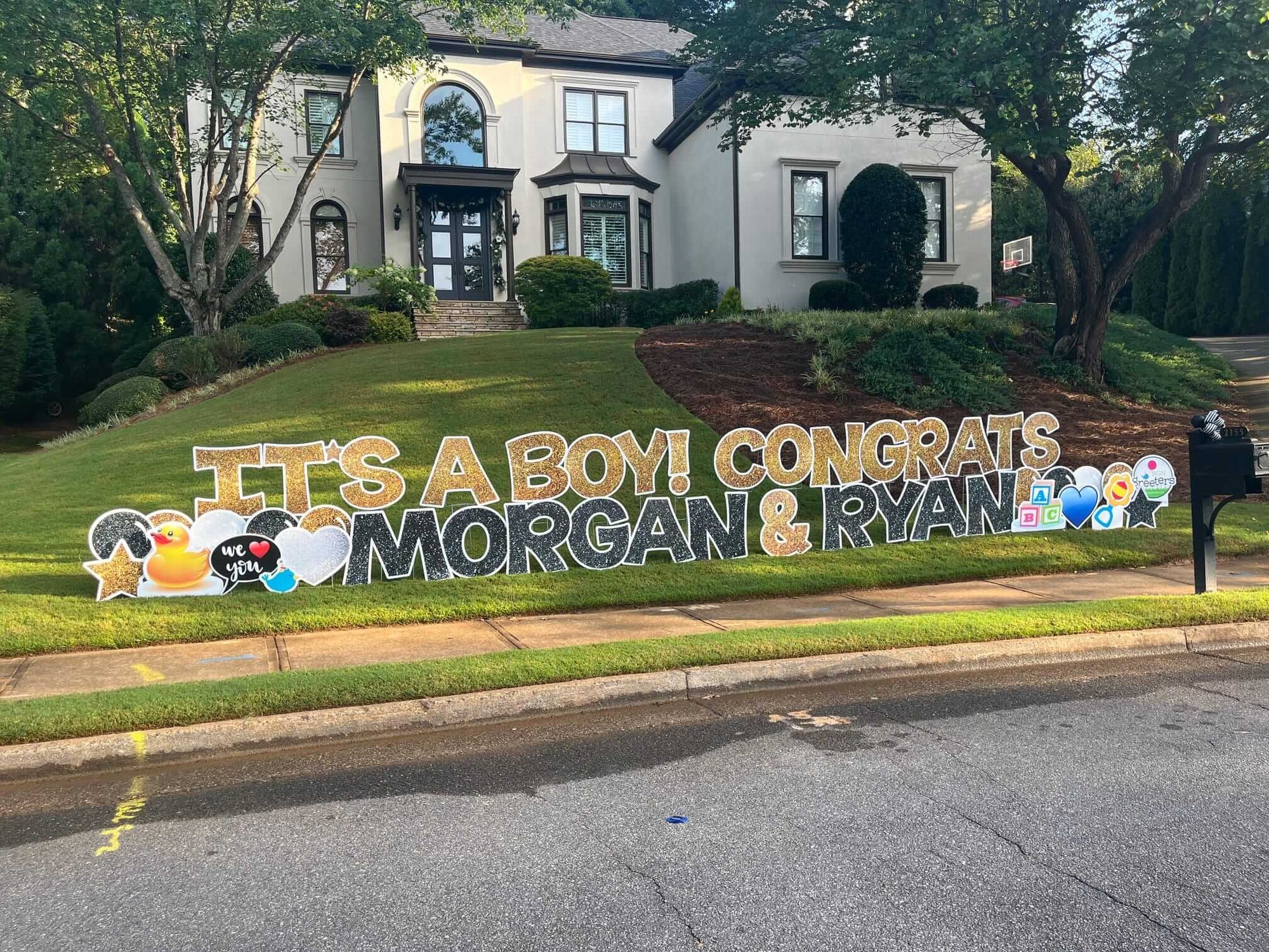 Birthday Yard Signs Atlanta Sign Greeters Confetti Jar Confetti Jar