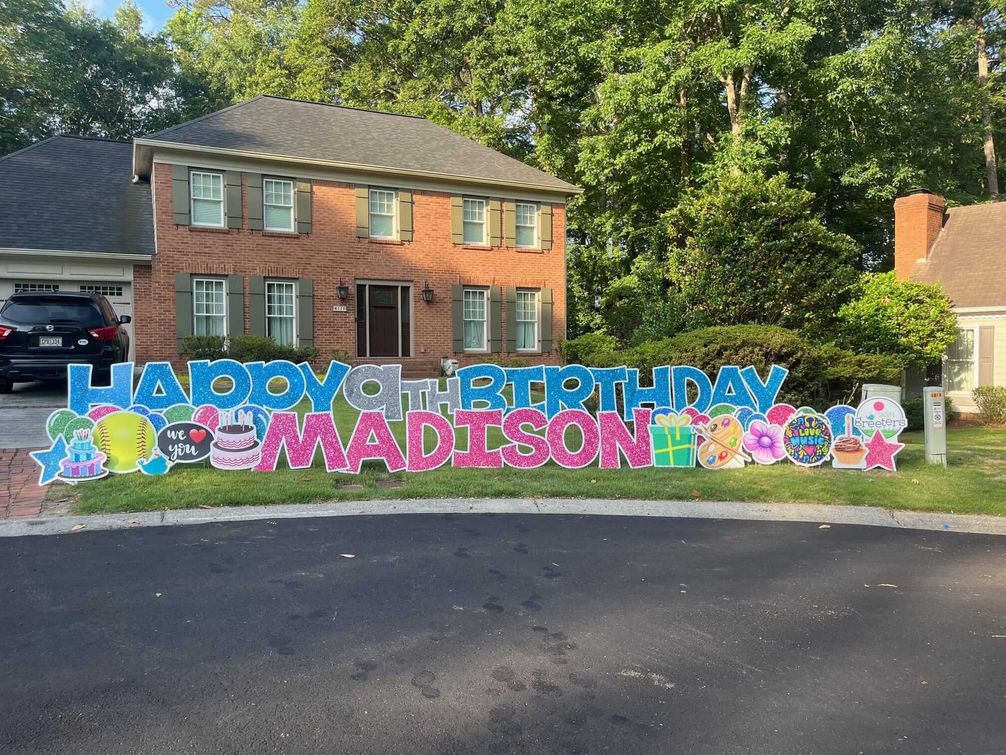 Birthday Yard Signs Atlanta Sign Greeters Confetti Jar Confetti Jar