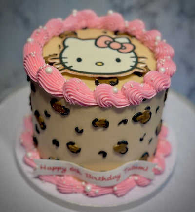 Single-Tier Custom Birthday Cake from The Purple Sprinkle
