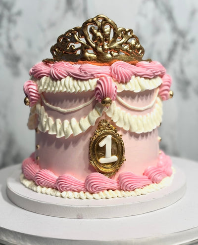 Single-Tier Custom Birthday Cake from The Purple Sprinkle