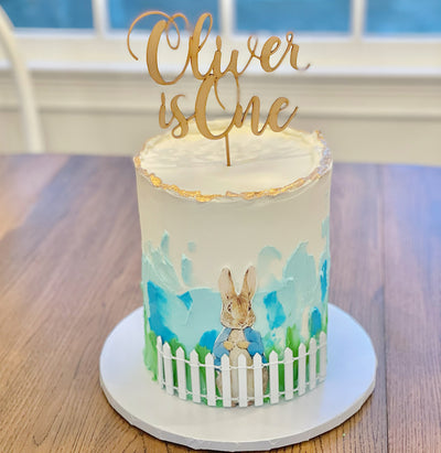 Single Tier Custom Cake