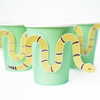 Western Cowboy Party Cups – Snake Sticker Western Cups (12-Pack)