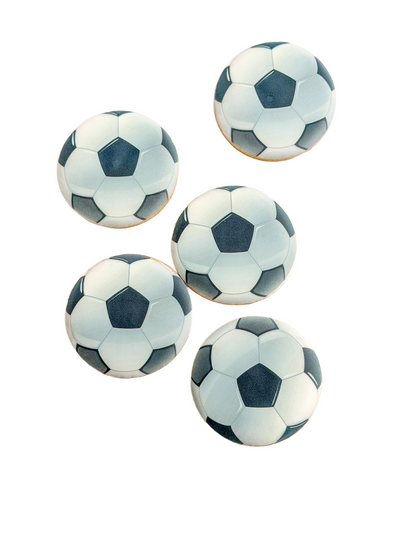 Soccer Ball Sugar Cookies