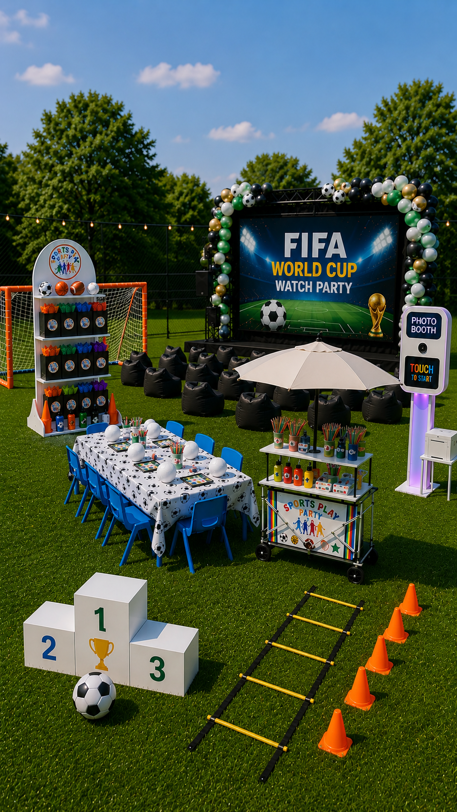 Soccer Themed Party: Watch Party Experience