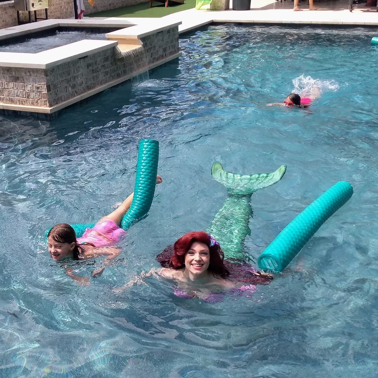 Swimming Mermaid Birthday Party Entertainment in Atlanta
