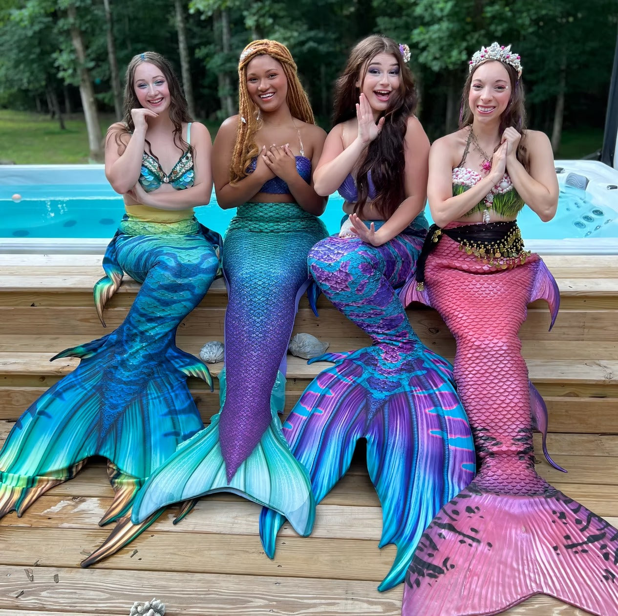 Swimming Mermaid Birthday Party Entertainment in Atlanta