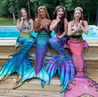 Swimming Mermaid Birthday Party Entertainment in Atlanta