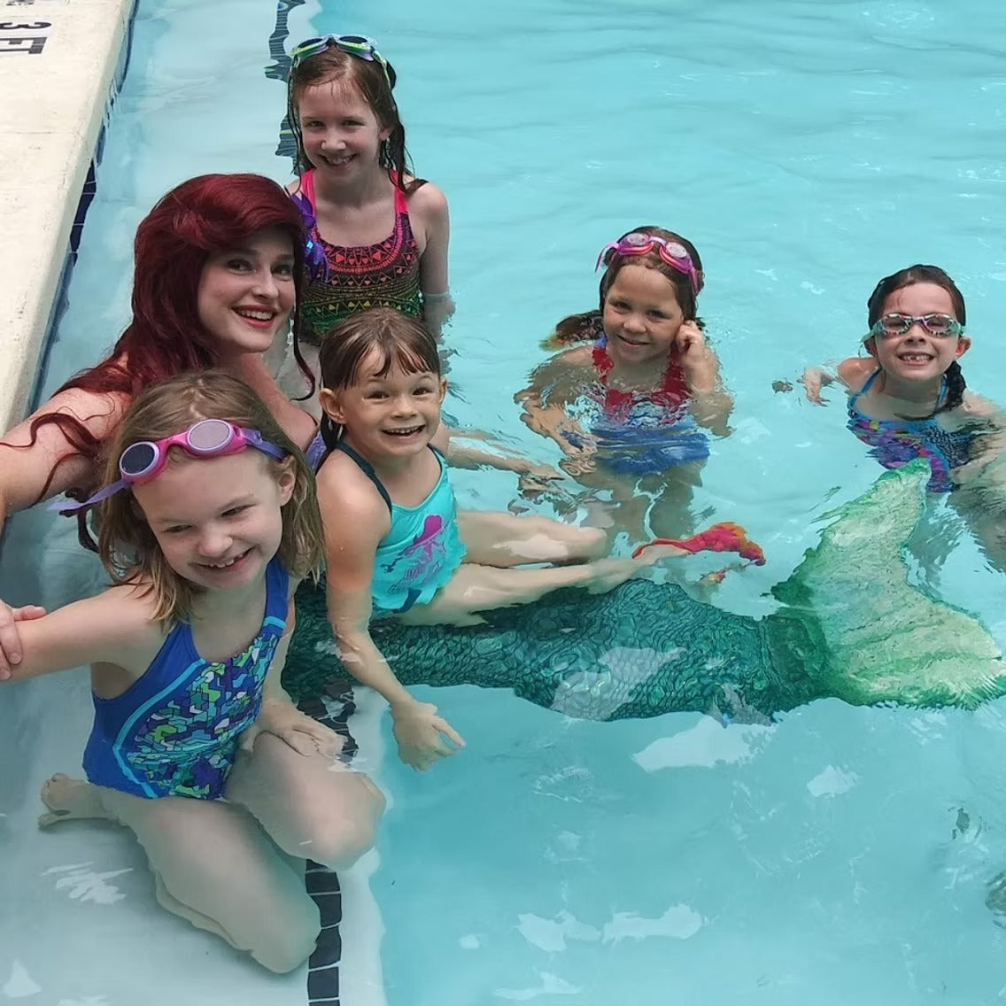 Swimming Mermaid Birthday Party Entertainment in Atlanta
