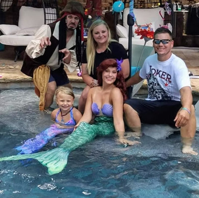 Swimming Mermaid Birthday Party Entertainment in Atlanta