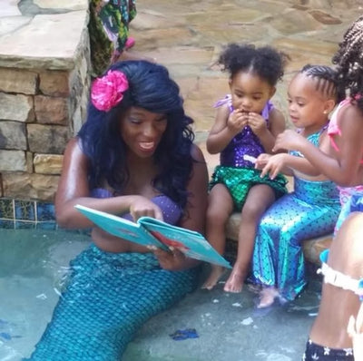 Swimming Mermaid Birthday Party Entertainment in Atlanta