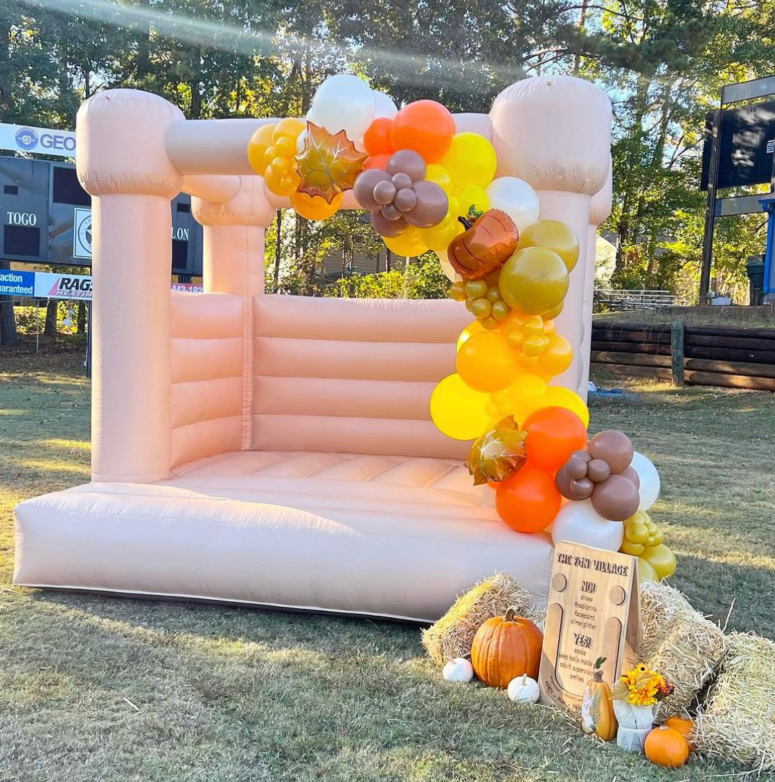 Tan Castle Bounce House Mod Top