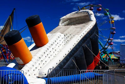 The Titanic 25' Dual Lane Inflatable Slide