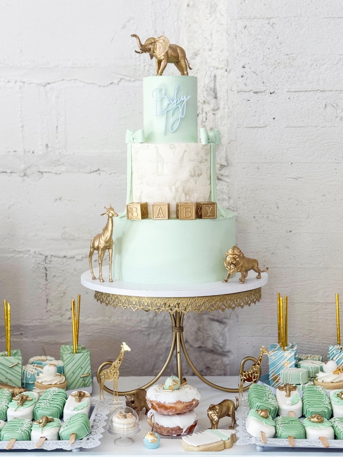 Three Tier Custom Event Cake