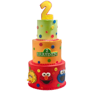 Three Tier Custom Event Cake