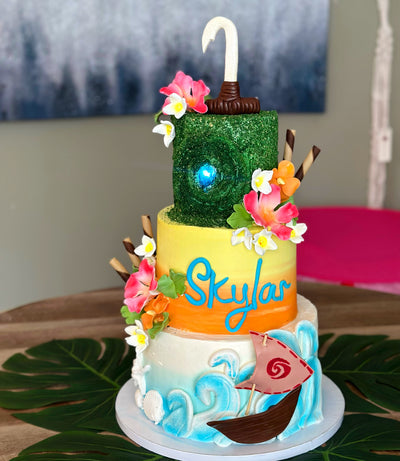 Three Tier Custom Event Cake