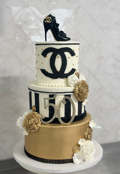 Three Tier Custom Event Cake