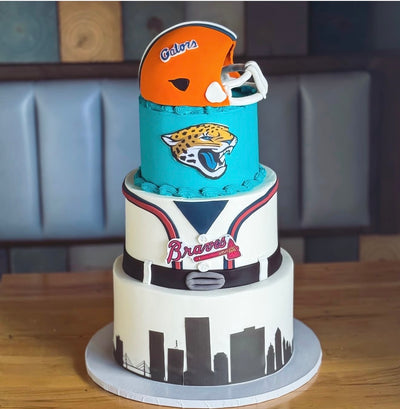 Three Tier Custom Event Cake