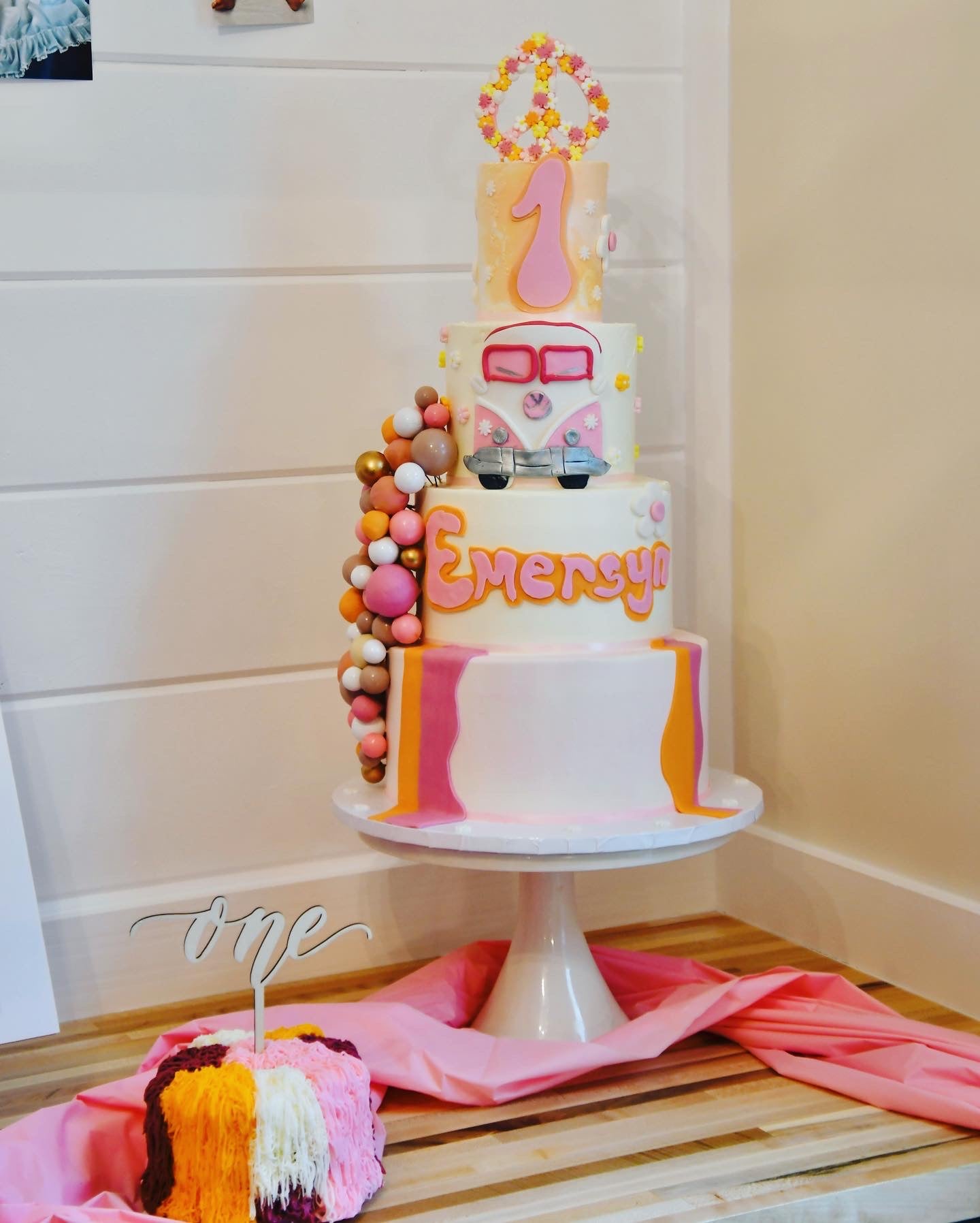 Three Tier Custom Event Cake