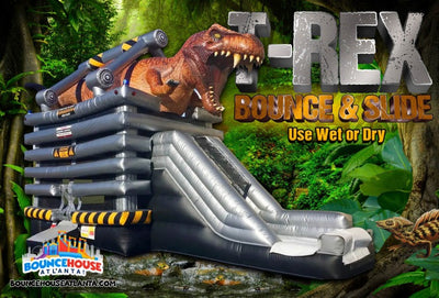 T-Rex XL Bounce and 15′ Slide
