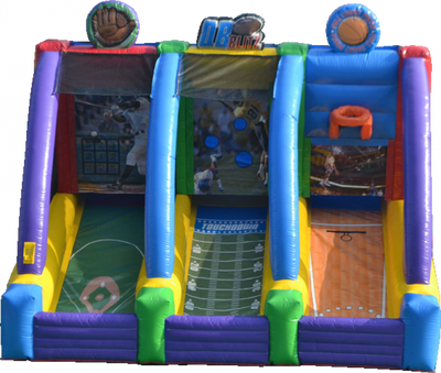 Triple Play Sports Game Inflatable Rental