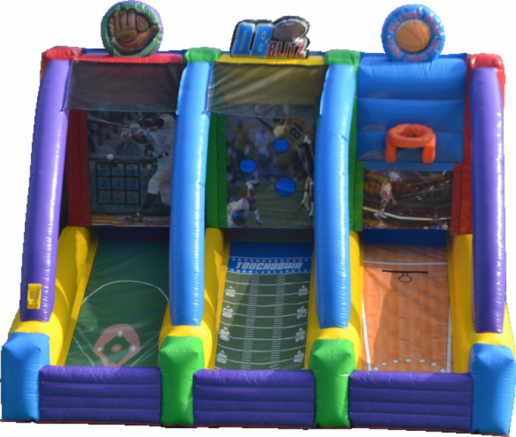 Triple Play Sports Game Inflatable Rental