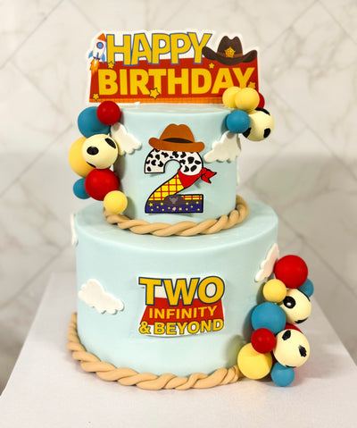 Two Tier Custom Cake