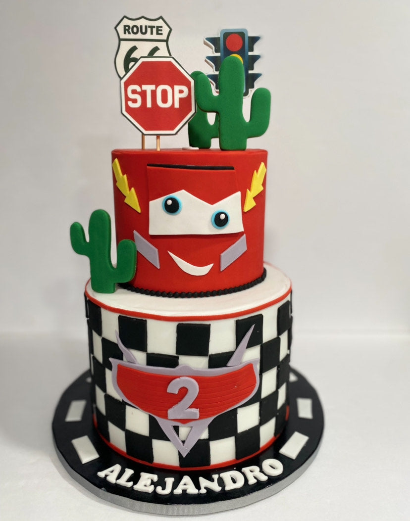 Two-Tier Custom Themed Birthday Cake from Manto's Cakes: Customize Your Theme
