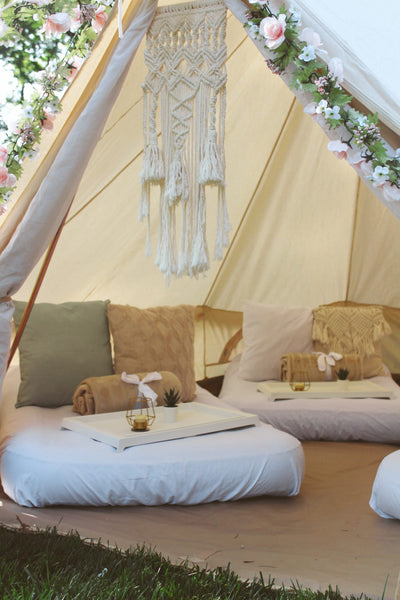 Ultimate Glampout Bell Tent Sleepover Party