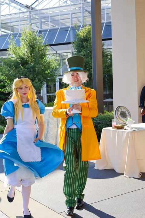 Whimsical Tea Party Host