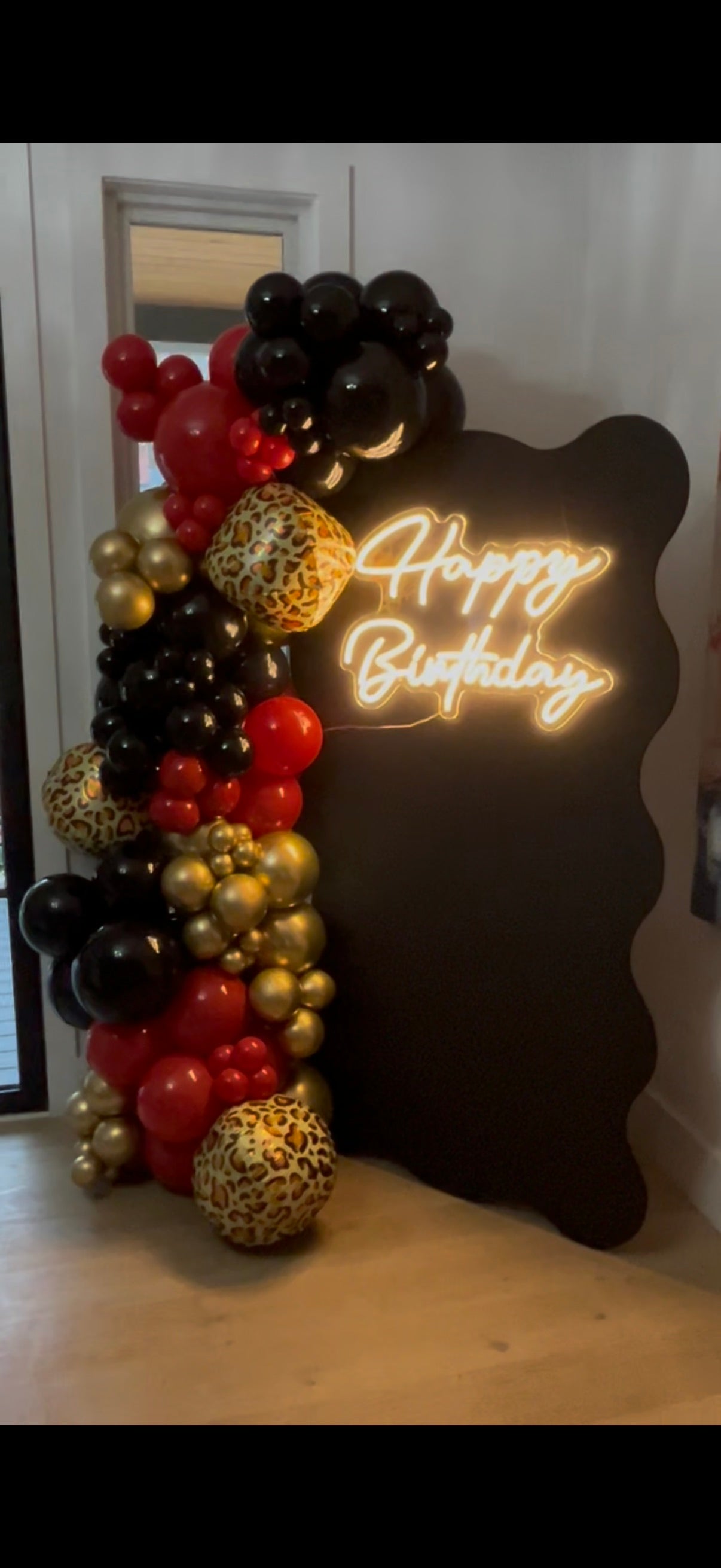 Wild LUX Birthday Backdrop