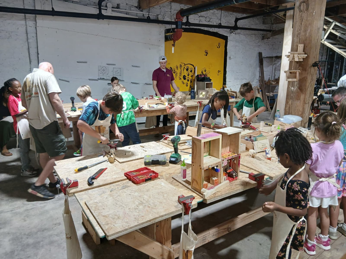 Woodworking Workshop Party at Wood Wizards Atlanta