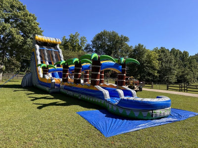 24' Tropical Wave Dual Lane Slip N Slide