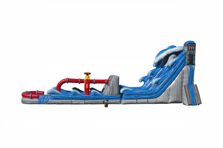22' Hoover Dam Dual Lane Water Slide